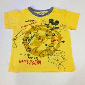 Mickey Mouse Club Graphic Kids T Shirt Size Large